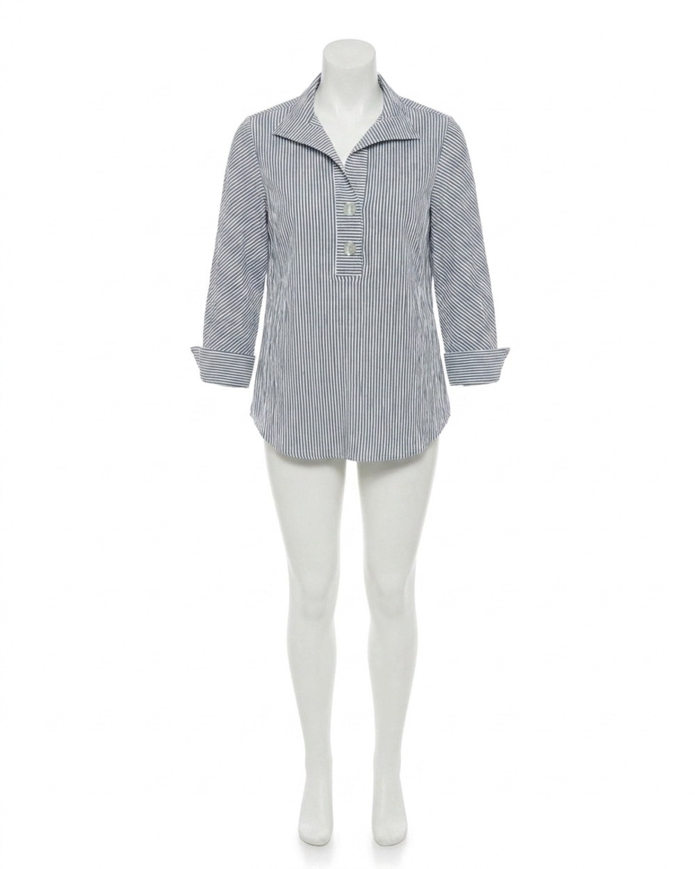 NEW J'ENVIE/ELI the bocas henley tunic in onyx